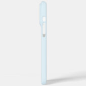 Zeer licht blauw - betoverende vlakte gekleurd Case-Mate iPhone case (Achterkant / Links)