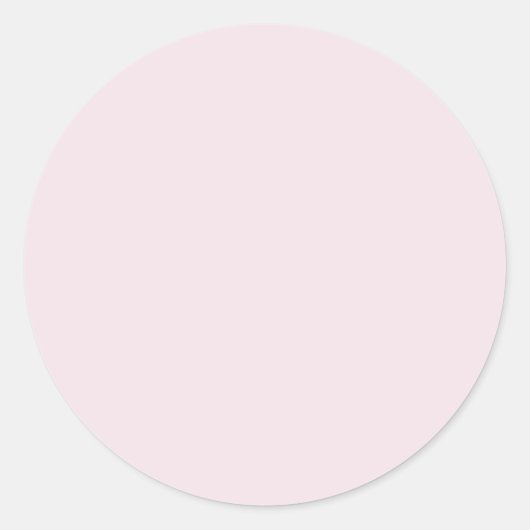Zeer lichte Baby roze Sticker (Voorkant)