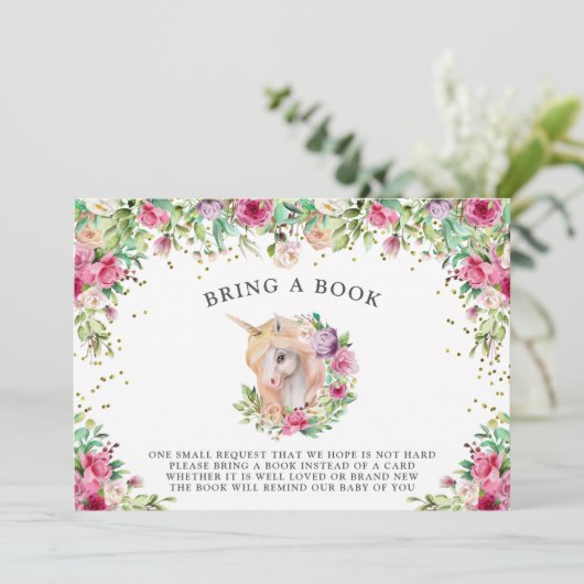 Zeer magische Dag Unicorn Birthday Dank u Kaart (Staand voorkant)