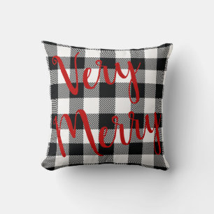 Zeer Merry Buffalo Check Pattern Farmhouse Pillow Kussen