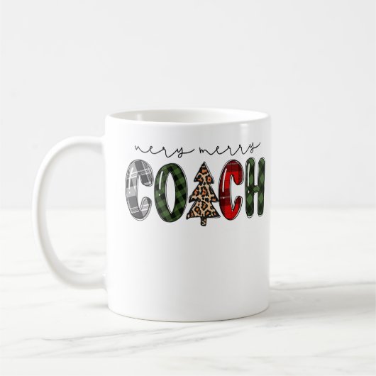 Zeer Merry Coach Buffalo Pset Kerstinstructi Koffiemok (Links)