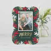 Zeer Merry Feestdagenkaart (Staand voorkant)