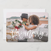 Zeer Merry Feestdagenkaart (Voorkant)