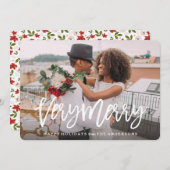 Zeer Merry Feestdagenkaart (Voorkant / Achterkant)