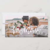 Zeer Merry Feestdagenkaart (Voorkant)