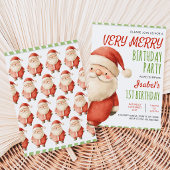 Zeer Merry Verjaardag Sinterklaas Kaart