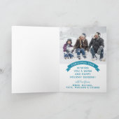 ZEER MERRY | Wereldbol vakantiewintertijd Feestdagen Kaart (Binnen)