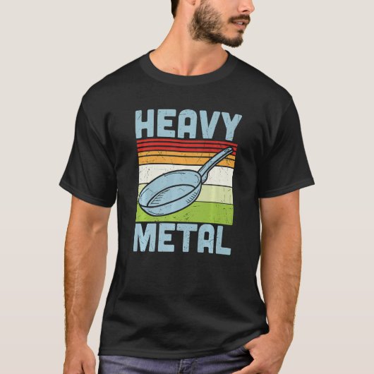 zeer metalen keuken kookkaas t-shirt (Voorkant)
