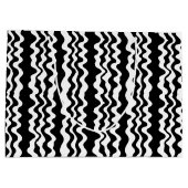 Zeer minimalistisch en eenvoudig plat en gewaagd e groot cadeauzakje (Achterkant)