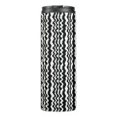 Zeer minimalistisch en eenvoudig plat en gewaagd e thermosbeker (Achterkant)