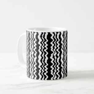 Zeer minimalistisch en eenvoudig plat en vet eclec koffiemok