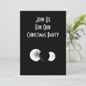 ZEER MODERNE CHRISTMAS PARTY INVITATION KAART (Staand voorkant)