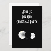 ZEER MODERNE CHRISTMAS PARTY INVITATION KAART (Voorkant / Achterkant)