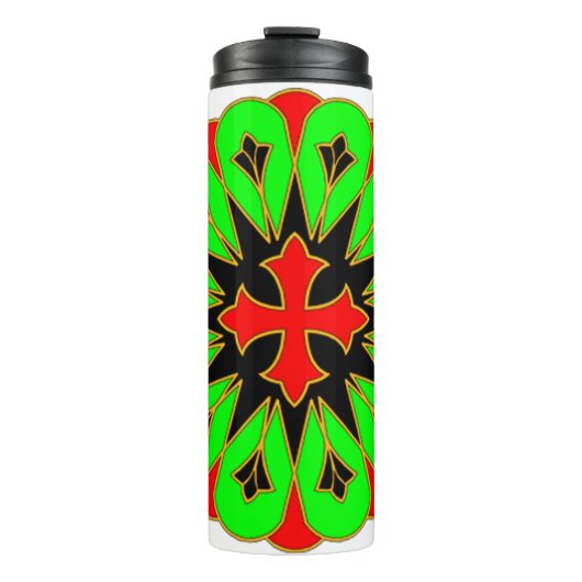 Zeer mooi design thermosbeker (Voorkant)