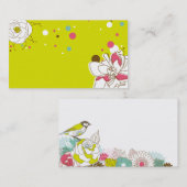 zeer mooi en leuk model voor visitekaartjes (Voorkant / Achterkant)