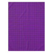 Zeer mooi licht geruit patroon van paarse tafelkleed (Voorkant)