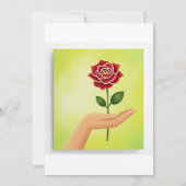Zeer mooi ontwerp voor  bedankkaart (Achterkant)