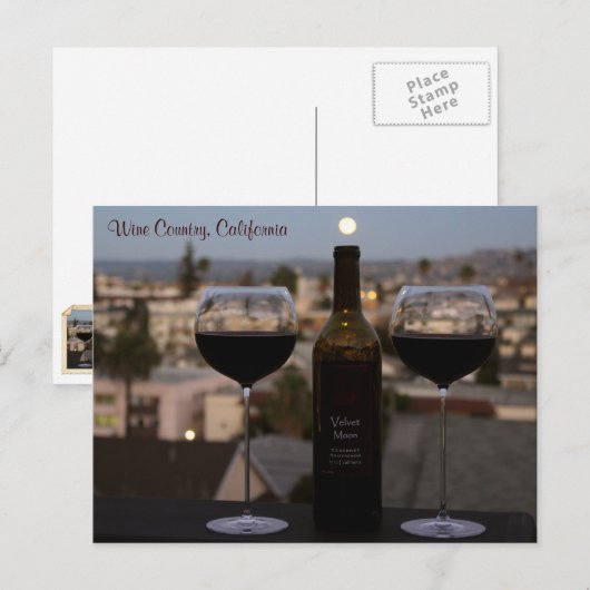 Zeer mooi wijnland Briefkaart! Briefkaart (Voorkant / Achterkant)