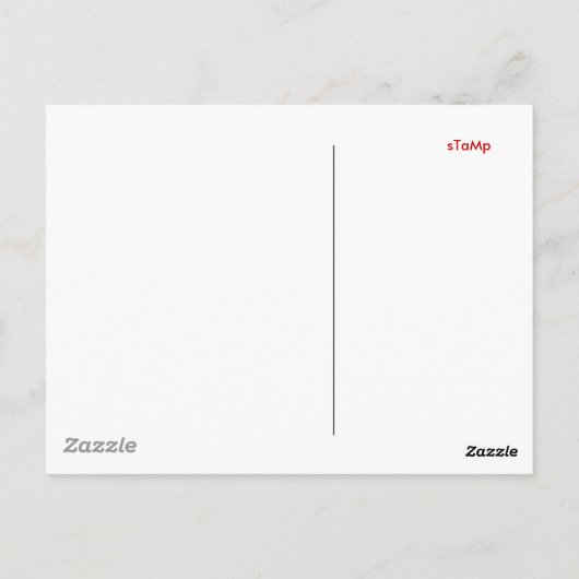 Zeer Naughty Briefkaart (Achterkant)