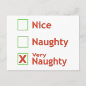 Zeer Naughty Briefkaart (Voorkant)