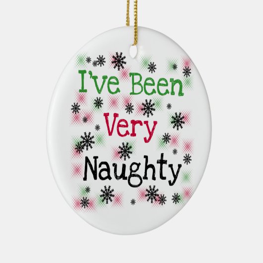 Zeer Naughty Funny Holiday Ornament (Rechts)