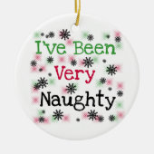 Zeer Naughty Funny Holiday Ornament (Voorkant)