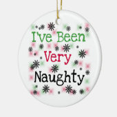 Zeer Naughty Funny Holiday Ornament (Links)