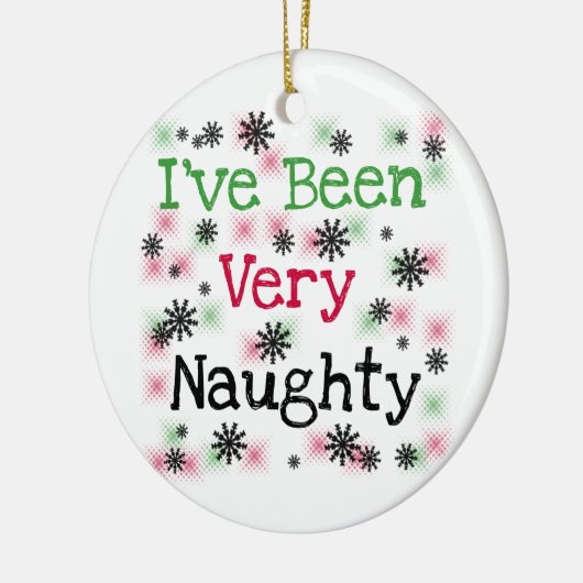 Zeer Naughty Funny Holiday Ornament (Links)