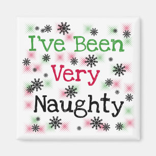 Zeer Naughty Holiday T-shirts en cadeautjes Magneet