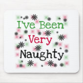Zeer Naughty Holiday T-shirts en cadeautjes Muismat (Voorkant)