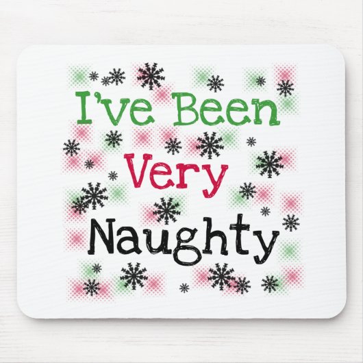 Zeer Naughty Holiday T-shirts en cadeautjes Muismat (Voorkant)