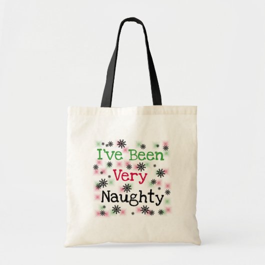 Zeer Naughty Holiday T-shirts en cadeautjes Tote Bag (Voorkant)