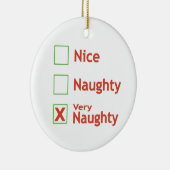 Zeer Naughty Keramisch Ornament (Rechts)