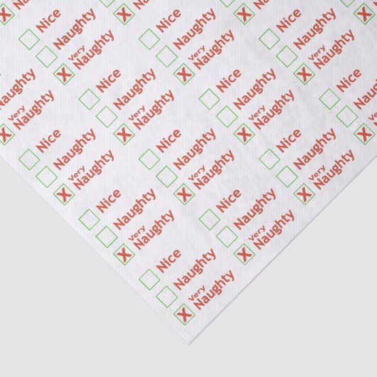 Zeer Naughty Tissuepapier (Detail)