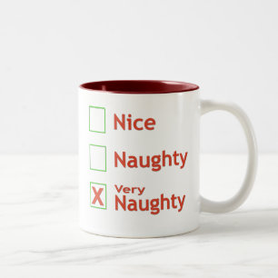 Zeer Naughty Tweekleurige Koffiemok