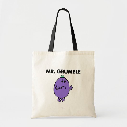 Zeer ongelukkige meneer Grumble Tote Bag (Voorkant)