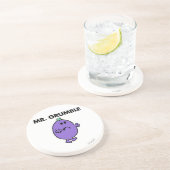 Zeer ongelukkige meneer Grumble Zandsteen Onderzetter (Zijkant)