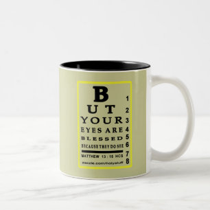 ZEER OOGKARTJE... TWEEKLEURIGE KOFFIEMOK