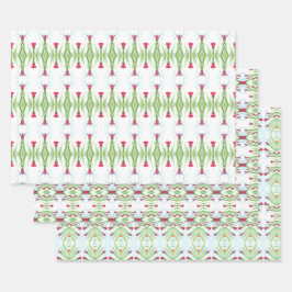 Zeer opvallende decoratieve Waterverf Inpakpapier Vel