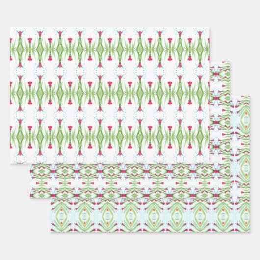 Zeer opvallende decoratieve Waterverf Inpakpapier Vel (Set)