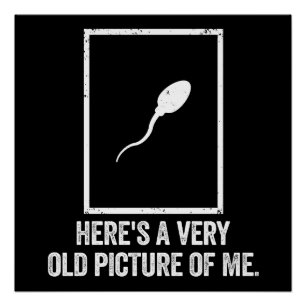 Zeer Oude Foto Van Mij Grappig Biologie Cadeau Perfect Poster
