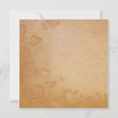 Zeer , oude stijl dank je kaart (Achterkant)