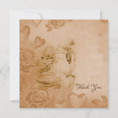 Zeer , oude stijl dank je kaart (Voorkant)