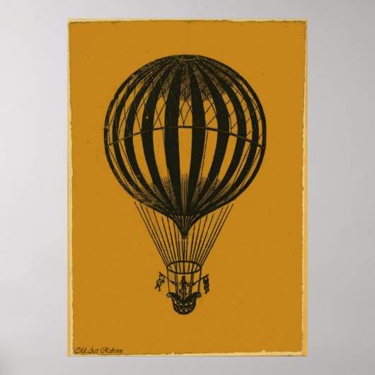 Zeer oude warmloperballonpotlood poster (Voorkant)
