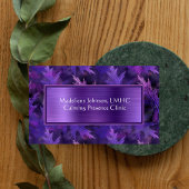 Zeer Paarse bladshimmer psychotherapie | Adviseur Visitekaartje