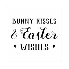 ZEER paasstempel. Bunny Kisses & Paaswijn. Rubberstempel