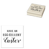 ZEER paasstempel. Heb een Edelcelent Pasen. Rubberstempel (Gestempeld)