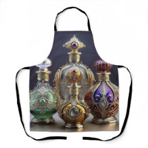 Zeer  parfumflesjes in barokstijl