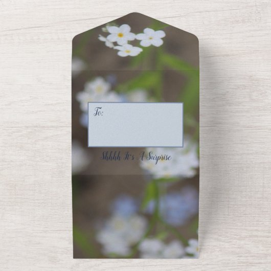 Zeer pensioen partij papier all in one uitnodiging (Buitenkant)