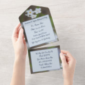 Zeer pensioen partij papier all in one uitnodiging (Afscheurbaar)